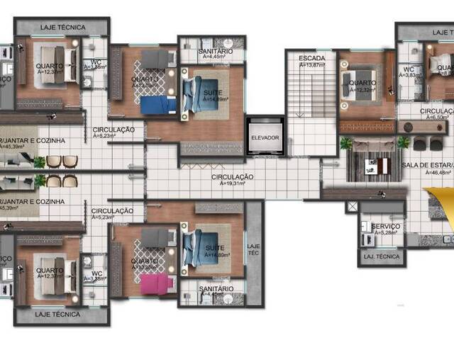 #12 - Apartamento para Venda em Toledo - PR - 3